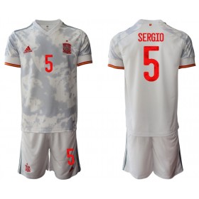 Spanje Sergio Busquets 5 Kind Uittenue EK 2020